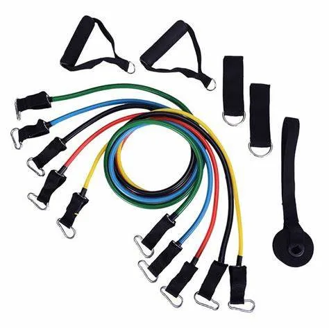 Йога Упражнения Тренировки 11 шт./компл. TPE Эспандеры Подтягивающий шнур