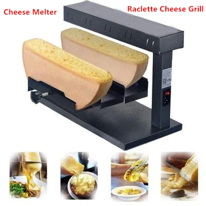 

Half Wheel Cheese Raclette Heater Commercial Electric Cheese Heating Melting Roasting Machine Western Food Cafe