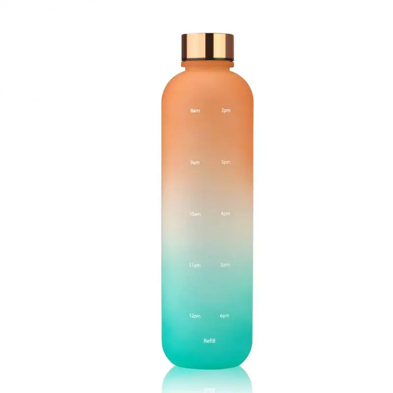 

Бутылка для воды Liters, мотивирующая бутылка для питья, спортивные бутылки для воды со временем, портативные многоразовые пластиковые чашки