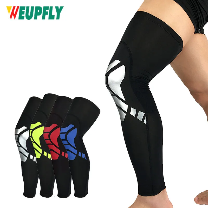

1Pcs Sports Compression UV Long Leg Sleeves for Running Basketball Football Cycling and Other Sports