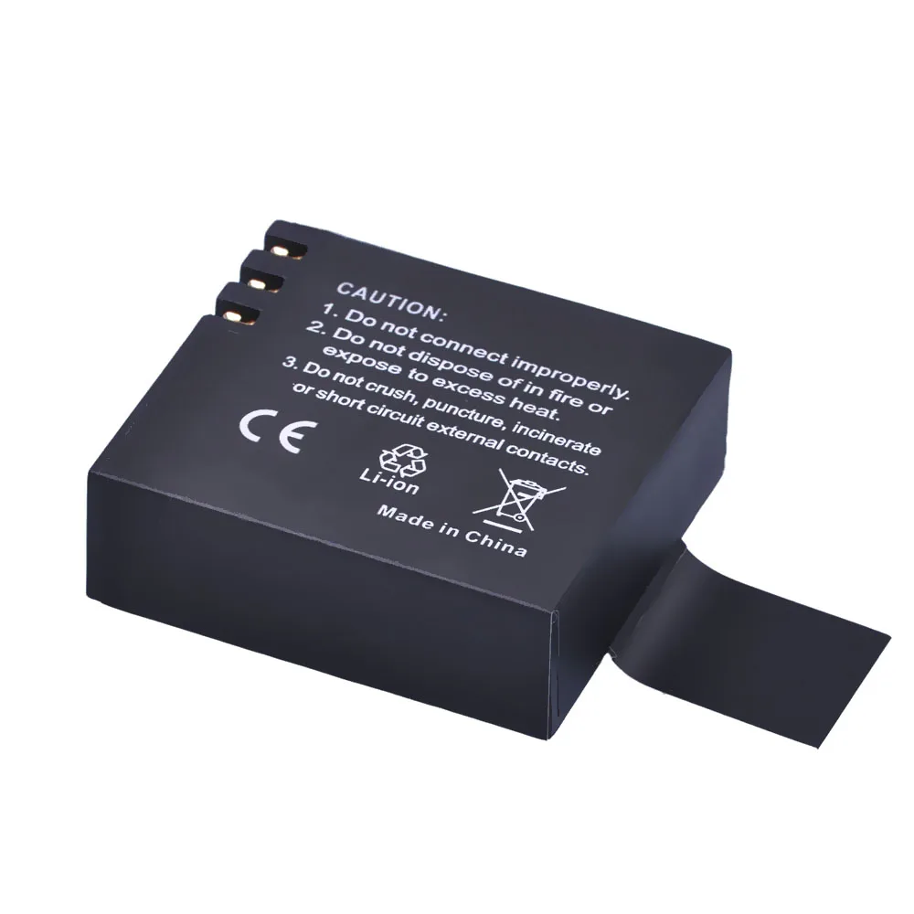 Аккумулятор SJ4000 900 мАч для SJCAM M10 SJ5000 EKEN H9 SOOCOO c30 SJ7000 EK5000 EK7000 Hawkeye Firefly 7S SJ8000 SJ9000