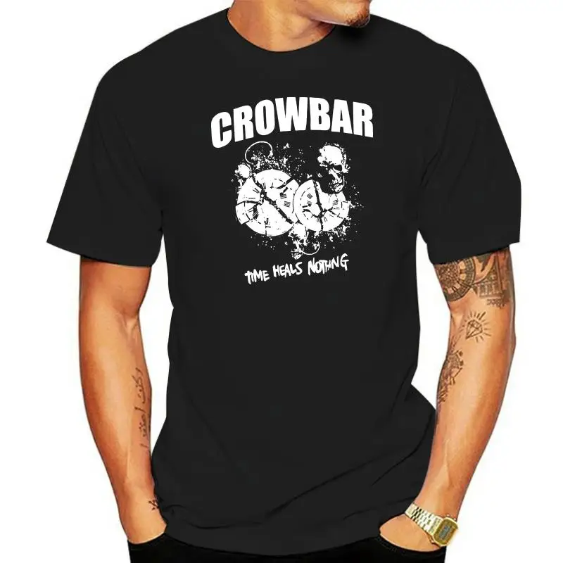 

The Best Vintage Crowbar Time Heals Nothing T Shirt Harajuku Streetwear Shirt Men Shirt Reprint Us Size