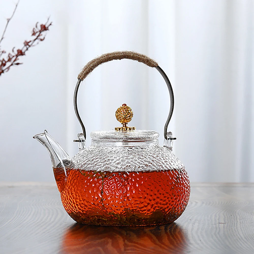 

Heat Resistant Glass Tea Pots 700ml Teapot for Tea Brewing Kettle Teapot With Infuser Gaiwan Pu Erh Set Pot Teapots Puer Chinese