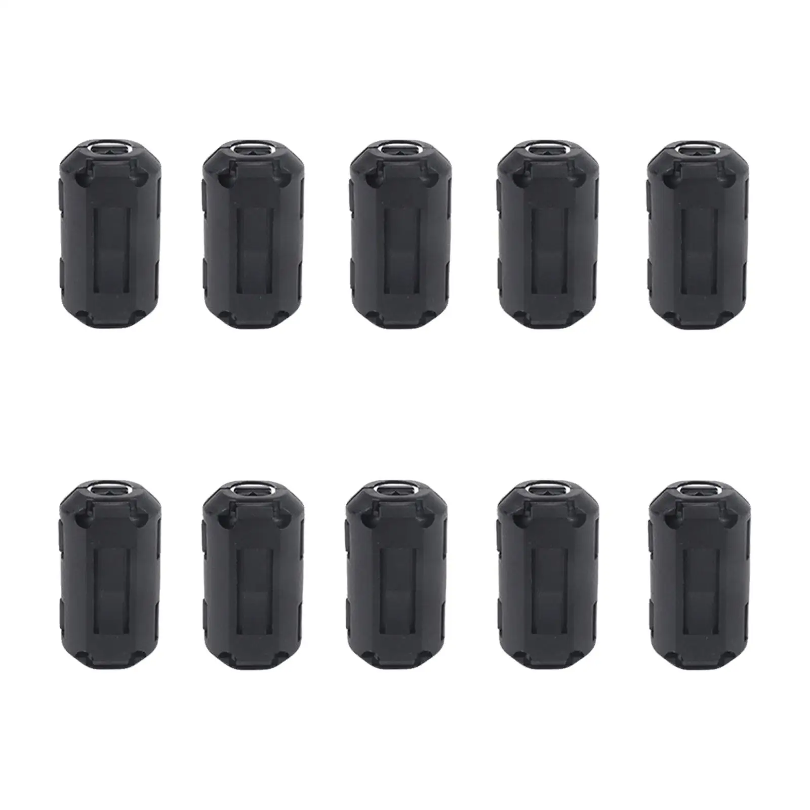 

Set of 10 5mm Dia.Rings Noise Filter Cable Rings Cable Clip Rfi Emi Noise Suppressor Cable Clip Widely Used Black Spare Parts
