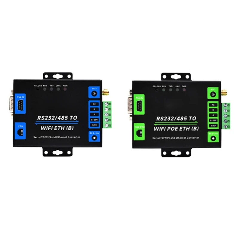 

M17B Промышленный сервер RS232 485 to WiFi Ethernet с поддержкой последовательного сервера Modbus MQTT