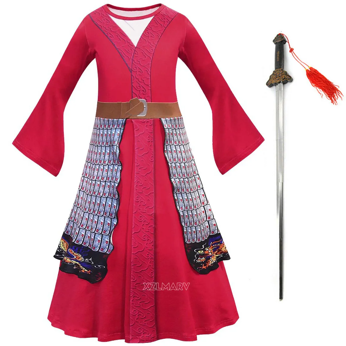 Женский костюм принцессы на Хэллоуин традиционное китайское платье для косплея