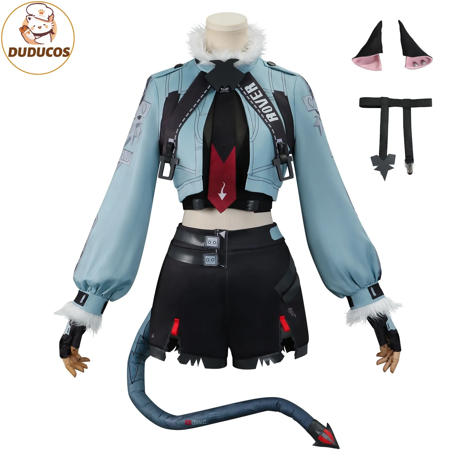 DUDU N Zenless Zone Zero Jane Doe Косплей Костюм Физический аромалетский агент Униформа