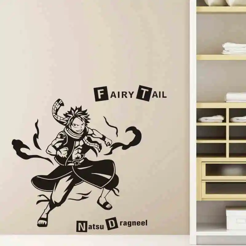FAIRY TAIL Наклейка на стену Виниловые наклейки Декор дома Декоративное украшение