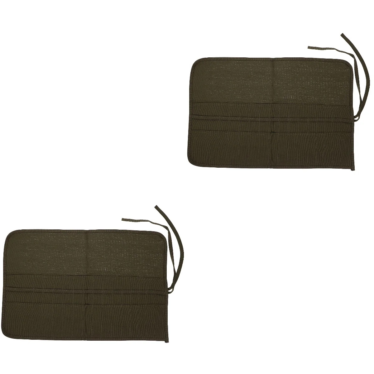 

Brushrollmakeuppencil Pouch Holdertool Travel Case Organizer Canvas Watercolor