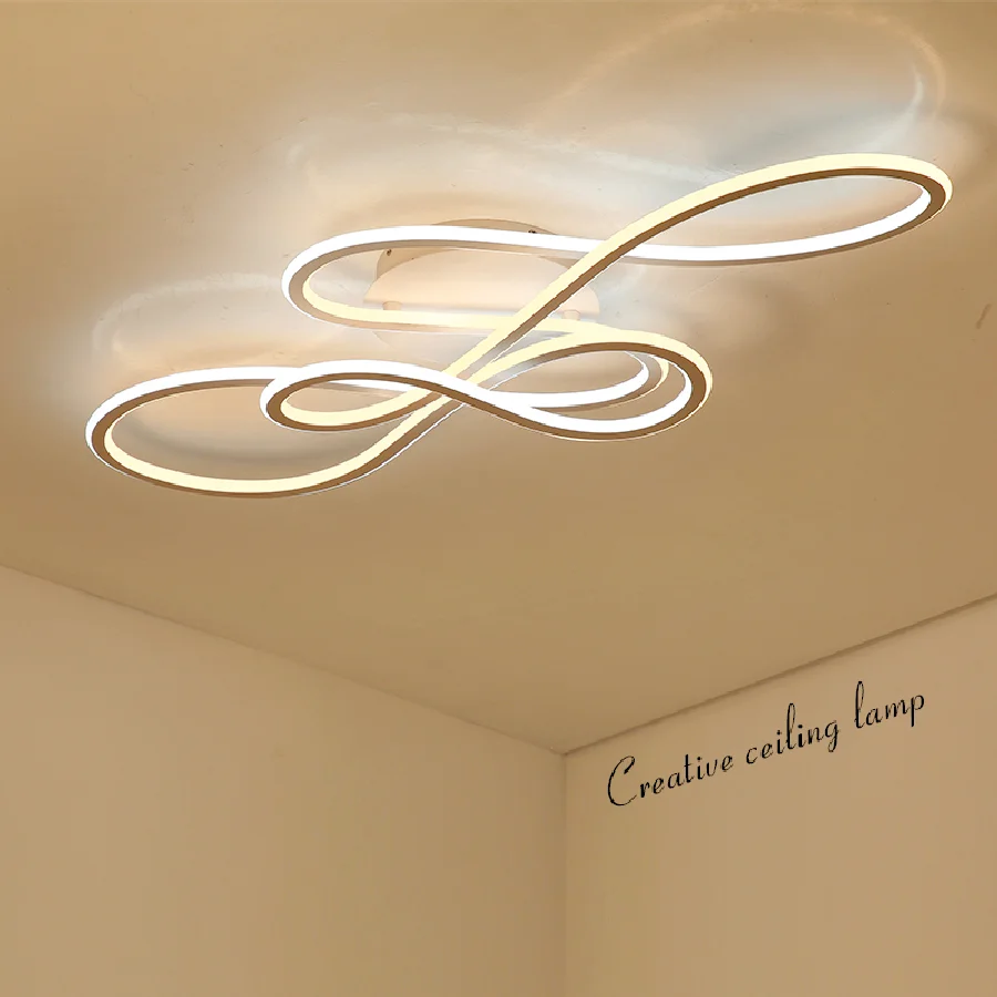 

Double Glow modern led Chandelier for living room bedroom lamparas de techo dimming ceiling chandeliers lamp fixtures