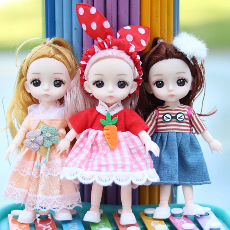 Новинка 16 см BJD 1/12 платье принцессы кукла с одеждой и обувью подвижные 13 суставов