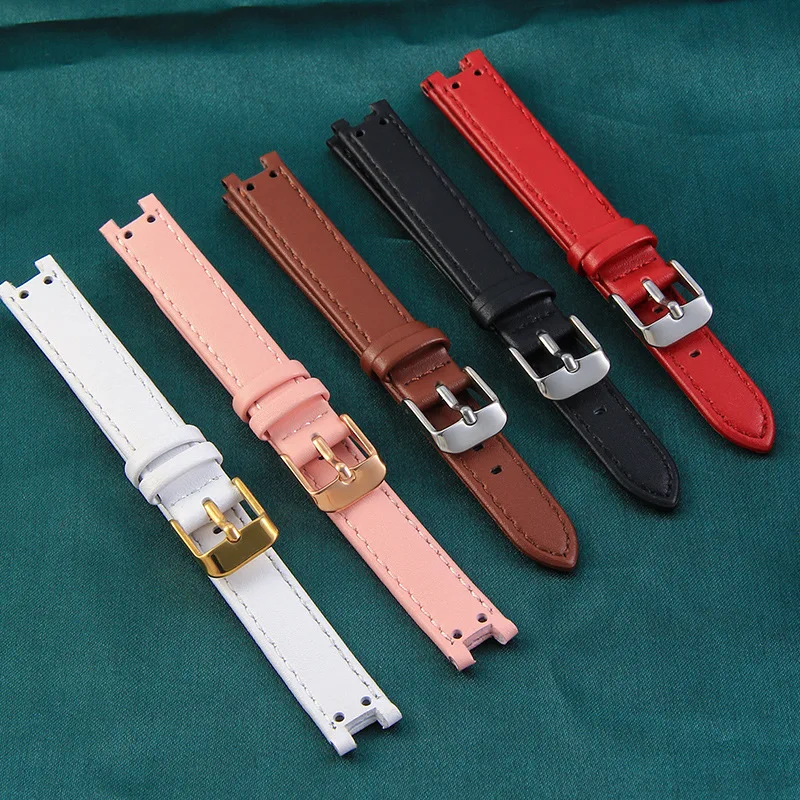 Фото Кожаный ремешок для часов Anne Klein AK2618 2157 2156, женский ремешок для часов, специализированный сменный браслет 12×6 мм, аксессуары для часов №2