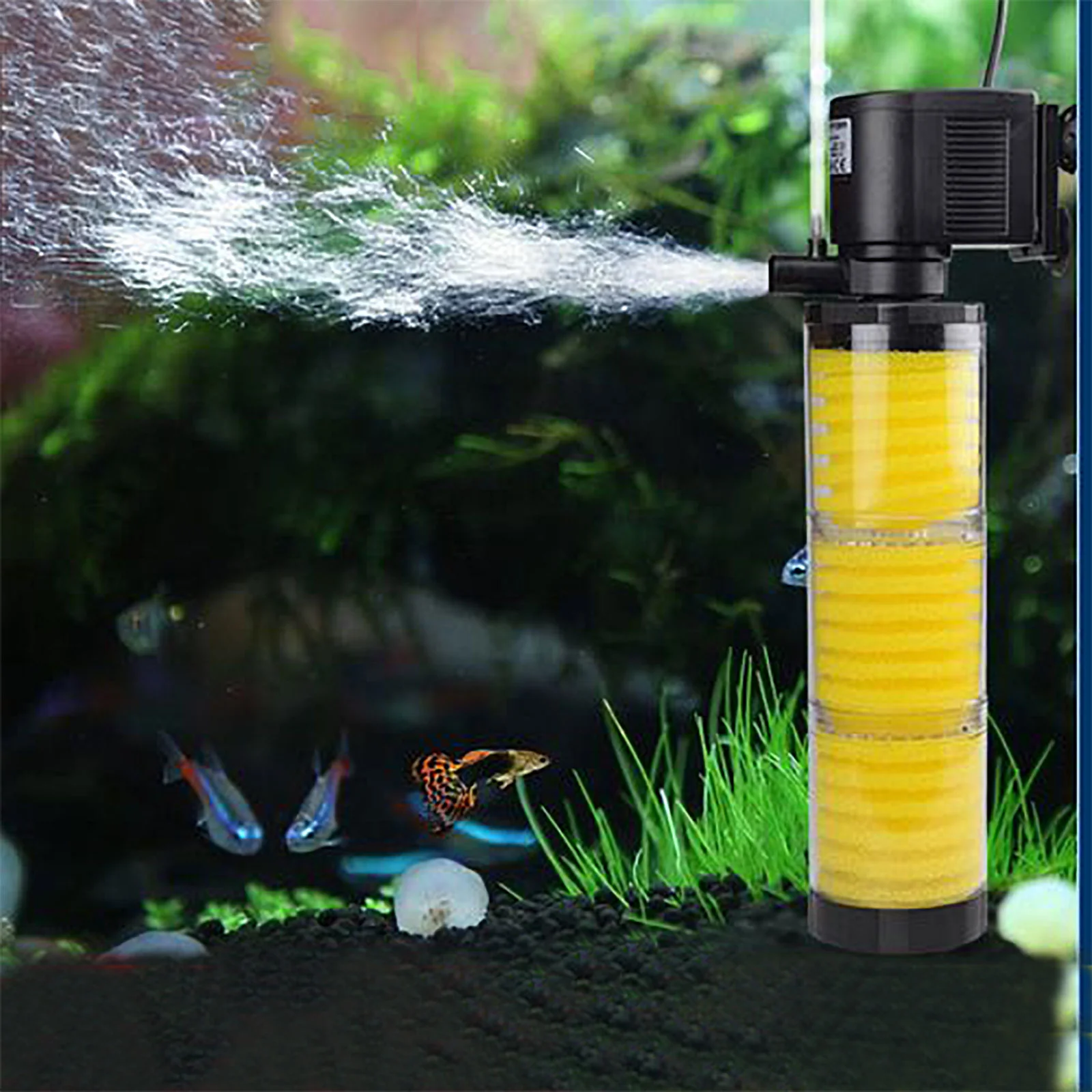 

Filter Sponge Aquariumtank Pre Padcotton Built Portablecarbon Accessory Professional Mat Pond Replaceable Media Biochemical Fry