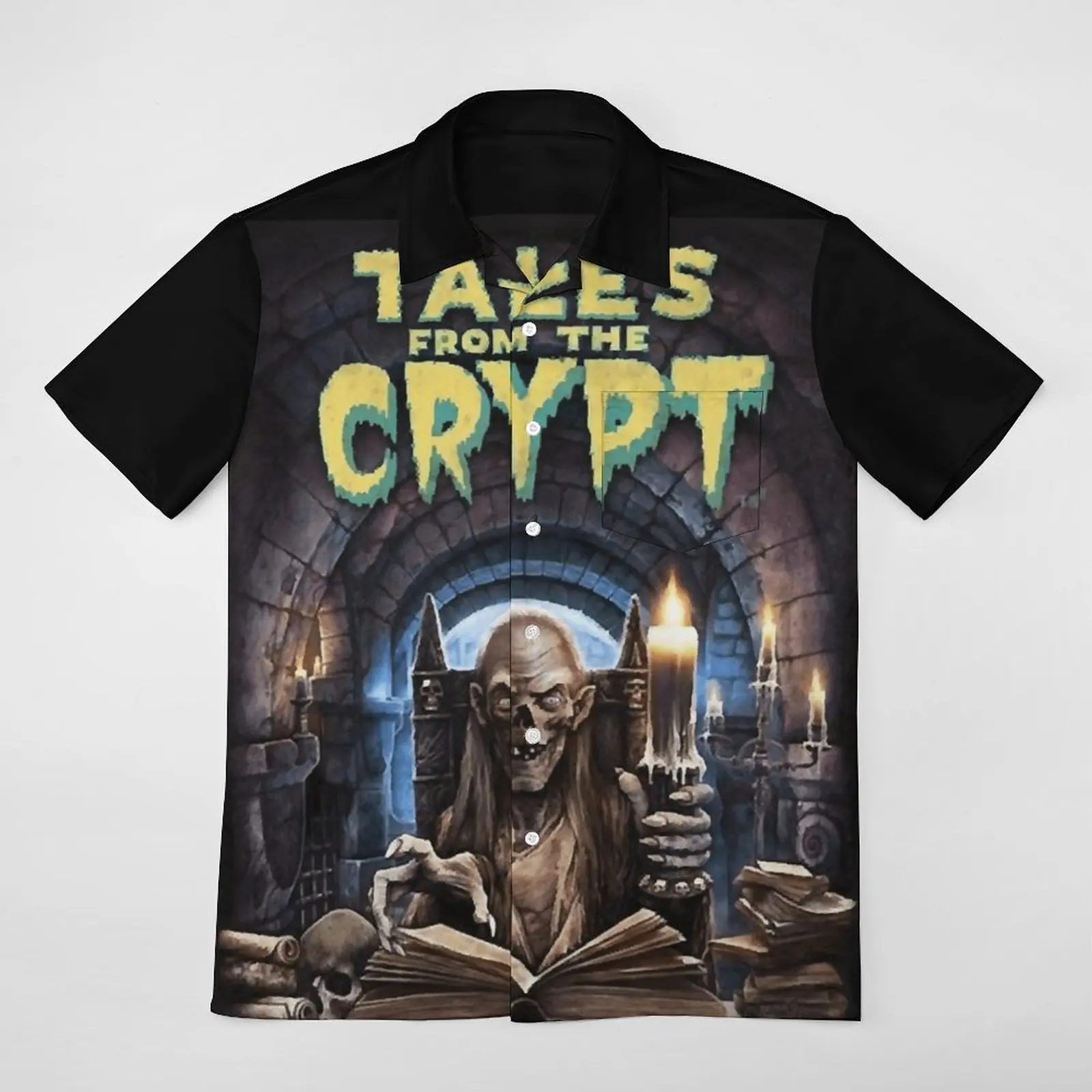 

Tales From The Crypt Skull T-shirts Classic Pantdress High Grade A Short Sleeved Shirt Shopping Eur Size