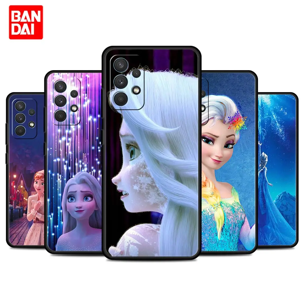 

Cover Case for Samsung Galaxy A03 A13 A31 A50 A51 A52 A30 A70 A71 A32 Note 20 Ultra 5G Back Disney Queen Elsa Princess Girl