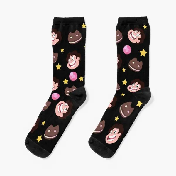 

Steven Universe Pattern Crew Socks Ladies Autumn Unisex Funny Women Cotton Mens Winter Black Breathable Girls Pattern Short