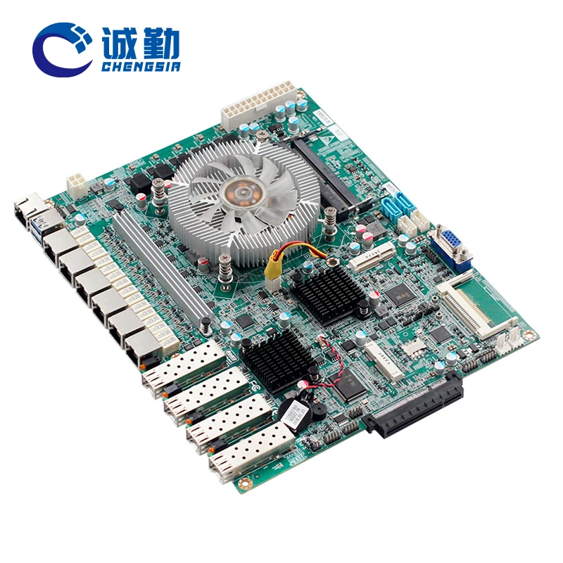 LGA1151 Материнская плата брандмауэра 6*1000M Порты локальной сети DDR4 слоты H110 Чипсет с