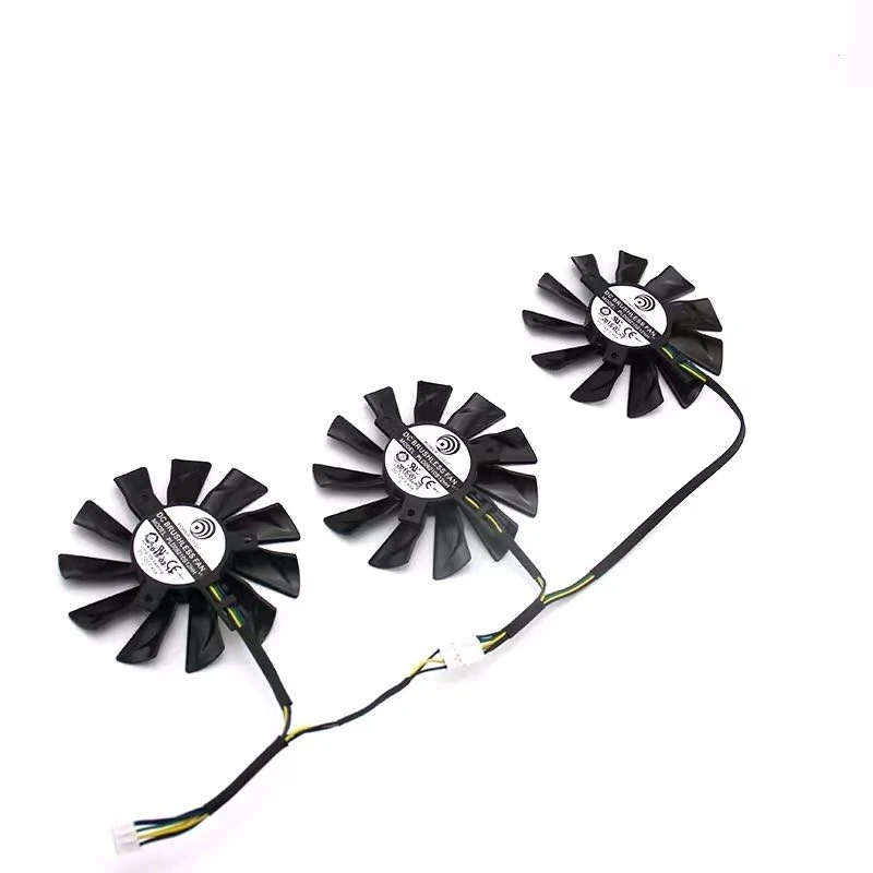 Новый 85 мм 4PIN PLD09210S12HH охлаждающий вентилятор для MSI GTX 1080 1070 1060 Duke TI графической