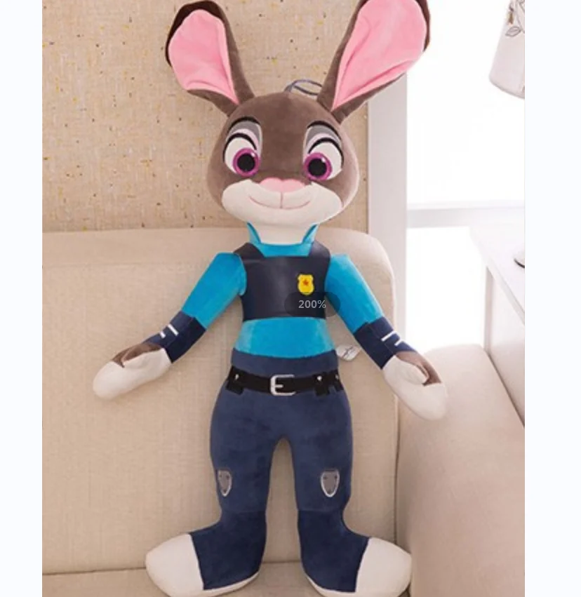 Кукла из м/ф живопия DISNEY косплей Джудит Лаверн Ник вильд плюшевая игрушка