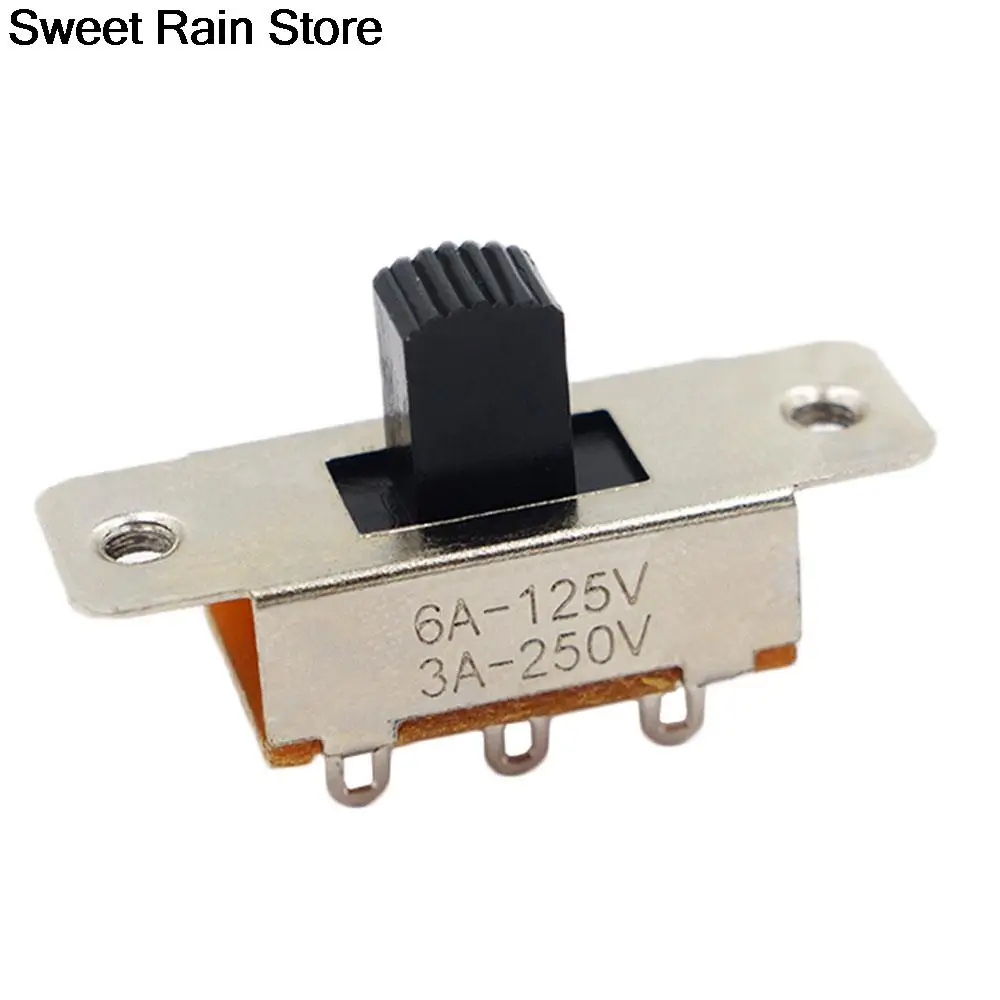 10 шт. ВКЛ-ВЫКЛ 3 положения 2P3T панель слайд переключатель Панель Крепление
