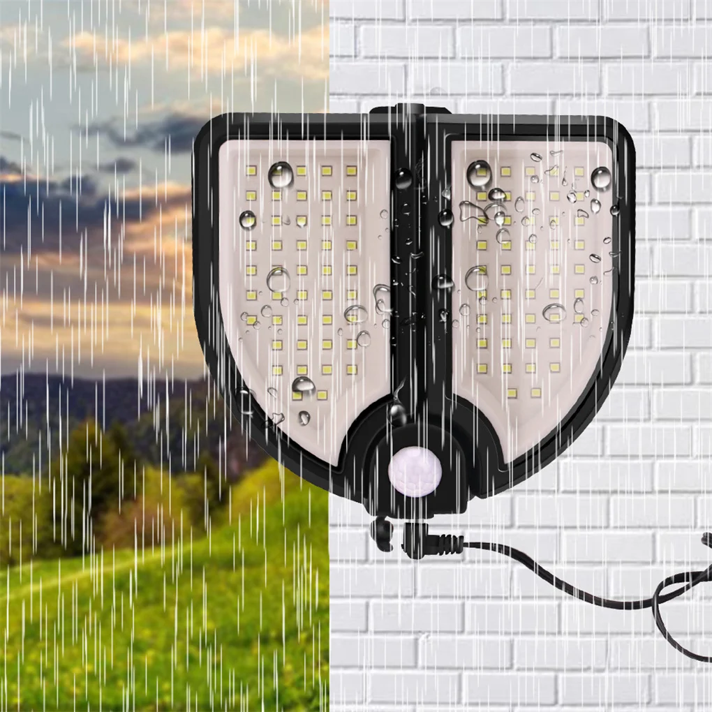 

LED Solar Lights With Remote Control Separated Wall Lamp Decorative Lighting