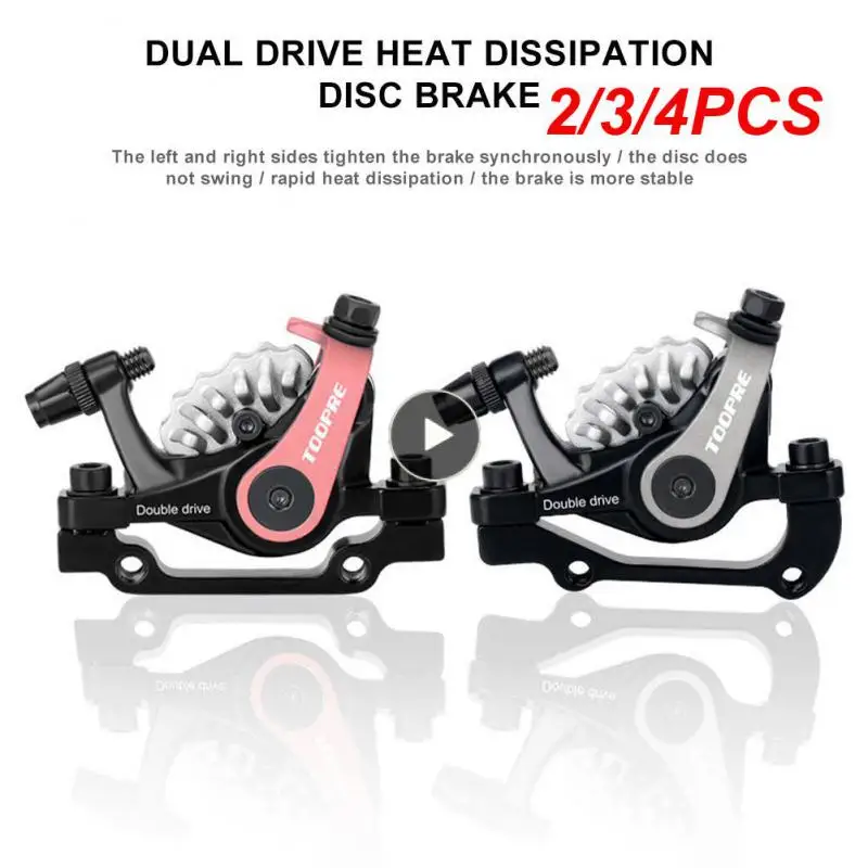 

2/3/4PCS Aluminum Alloy Brake Clamp High Quality Dual Drive Heat Dissipation Disc Brake Radiative High Strength Dual Piston
