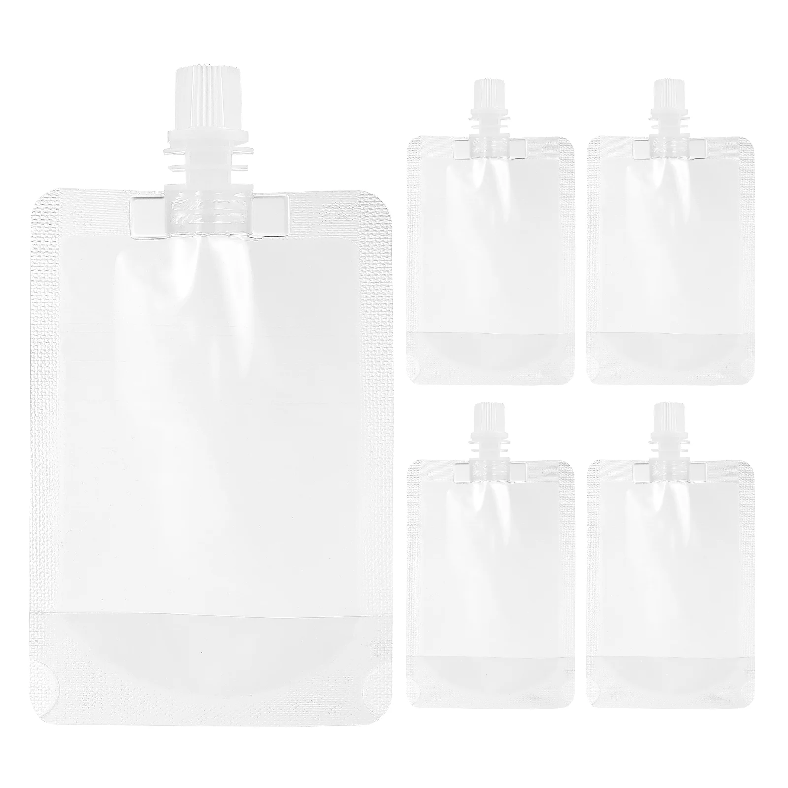 

50pcs Flask Pouch Bag Leek Proof Liquid Flask Clear Beverage Flasks Travel Drinking Flask Concealable Drink Container