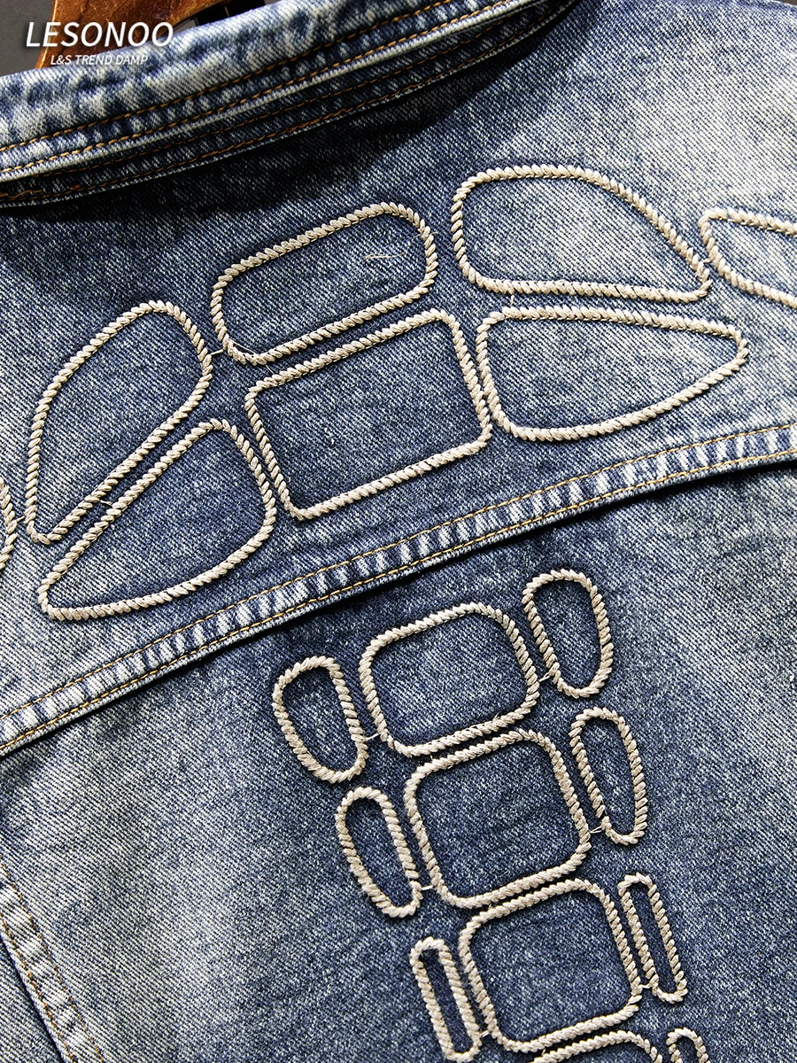 Американская рабочая одежда джинсовая куртка для мужчин Новое поступление 2024