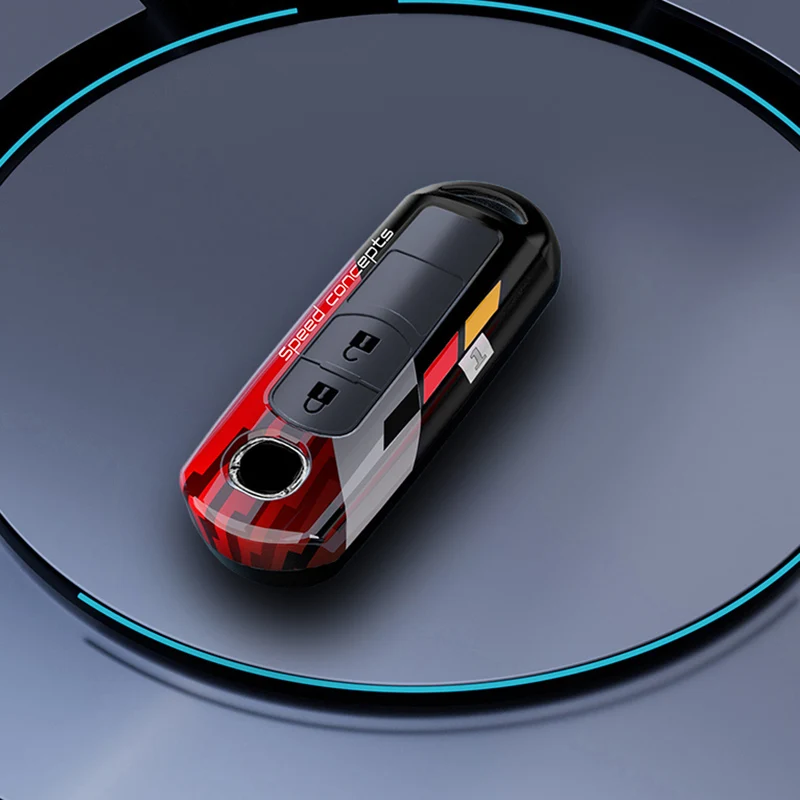 

Новый Модный Защитный Чехол Для Ключей Для Mazda 2 3 6 Atenza Axela Demio CX-5 CX-3 CX-9, АБС-пластик