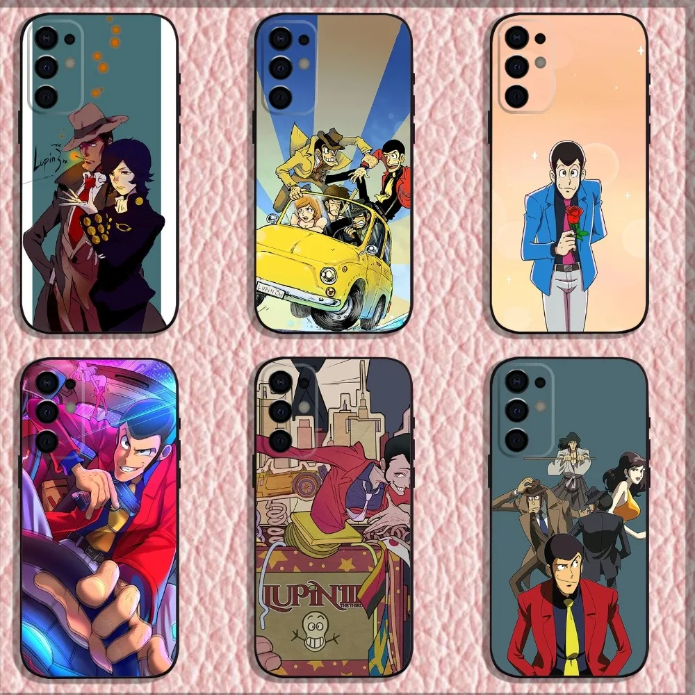 Lupin The Third Anime Phone Case For Samsung S24 S21 S22 S23 S30 Ultra S20 Plus Fe Lite Note 10 9 5G Black Soft Shell