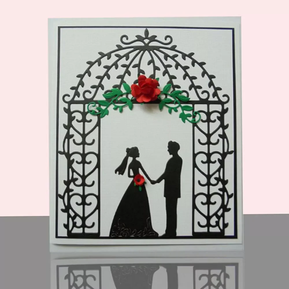 Bride and Groom Wedding DIY Scrapbooking Artist Metal Cutting Dies Stencils Card Making Photo Album Embossing Craft Decoration