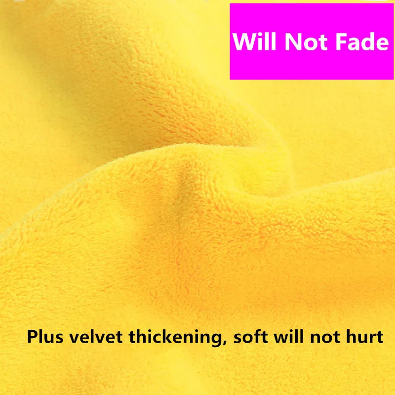 Microfiber Car Wash Towel Cleaning Cloth for Ford Focus Fusion Escort Kuga Ecosport Fiesta Falcon Mondeo Taurus MUSTANG