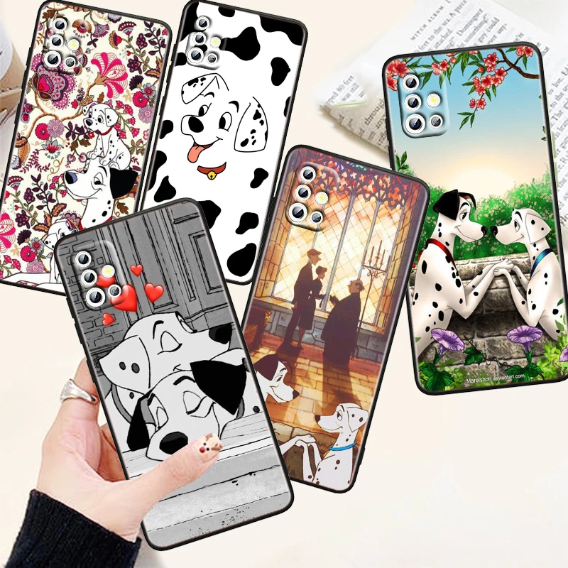 

Disney 101 Dalmatians Phone Case For Samsung A73 A72 A71 A54 A53 A52 A51 A42 A33 A32 A24 A23 A22 A21S A13 A04 A03 5G Black