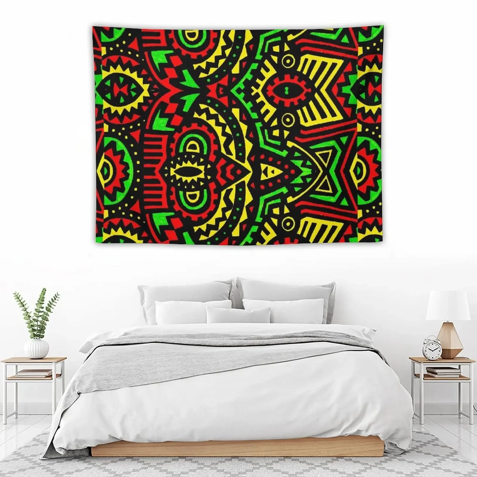 Традиционный африканский узор с раста цветами гобелен украшение дома для