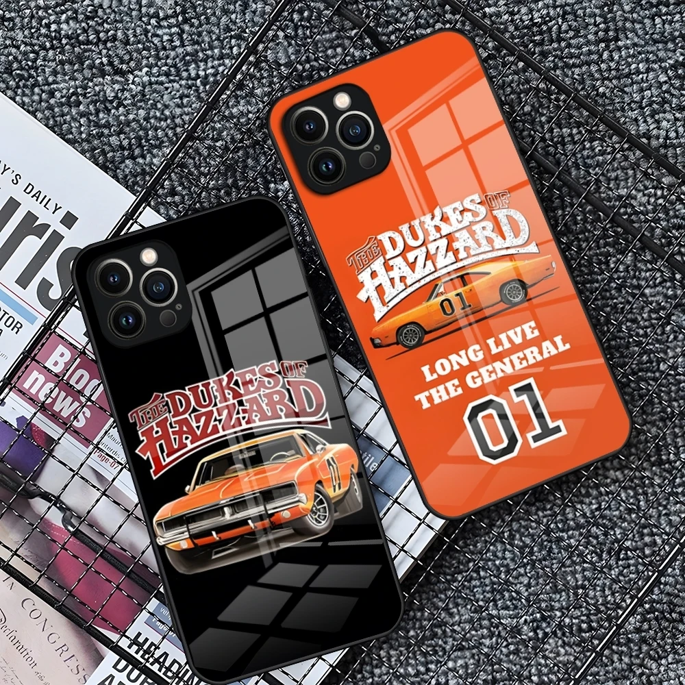 Чехол для телефона General Lee 01 iPhone 16 15 14 Pro 11 13 12 Mini XS XR Max 6 8 7 Plus SE Glass Luxury Design Cove