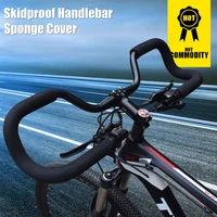 bicycle handlebar cover bike skidproof handle bar sponge cover soft foam matte handlebar grips for 22 2mm cycling accessories