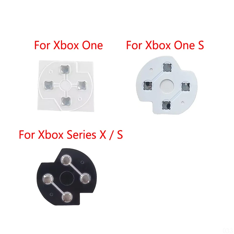 Фото 2 шт./компл. для контроллера XBOX One S, кнопка D-Pad, металлическая купольная токопроводящая пленка, наклейка для Xbox One Series S X №3