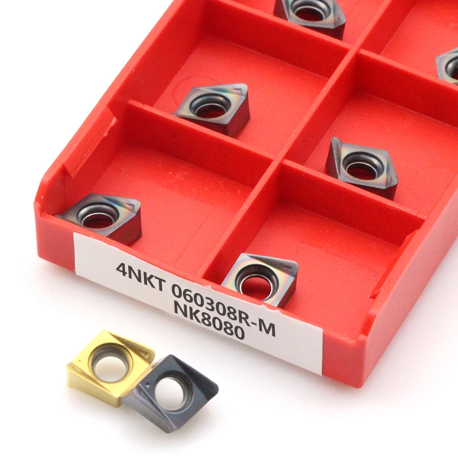 

4NKT060308R-ML fast feed milling insert CNC lathe carbide alloy double-sided milling cutter Machining Steel Part Stainless Steel