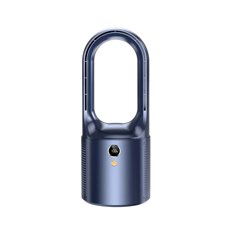 

Беслопастной Настольный вентилятор с USB-зарядкой, портативный беспроводной мини-вентилятор охлаждения, ультратихий светодиодный ночник, бытовое и офисное использование