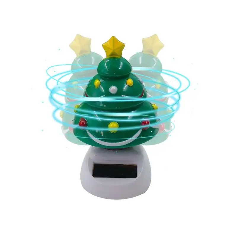

Solar Powered Dancing Toys Solar Shaking Christmas Tree Innovative Energy-Saving Christmas Dancing Doll For Car And Home