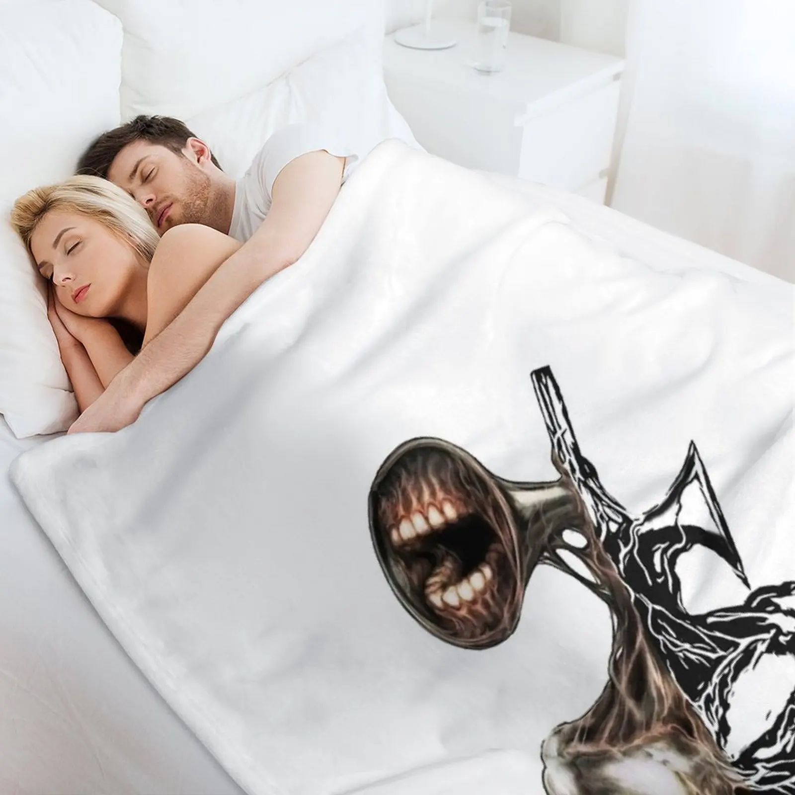 Одеяло с изображением сирены Creepypasta Creature тяжелое декоративное фланелевое одеяло