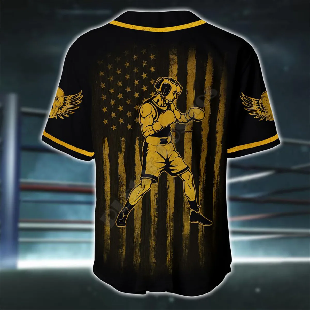 Boxing Custom Name Baseball Shirt Baseball Jersey 3D All Over Printed Men's Shirt Casual Shirts hip hop Tops