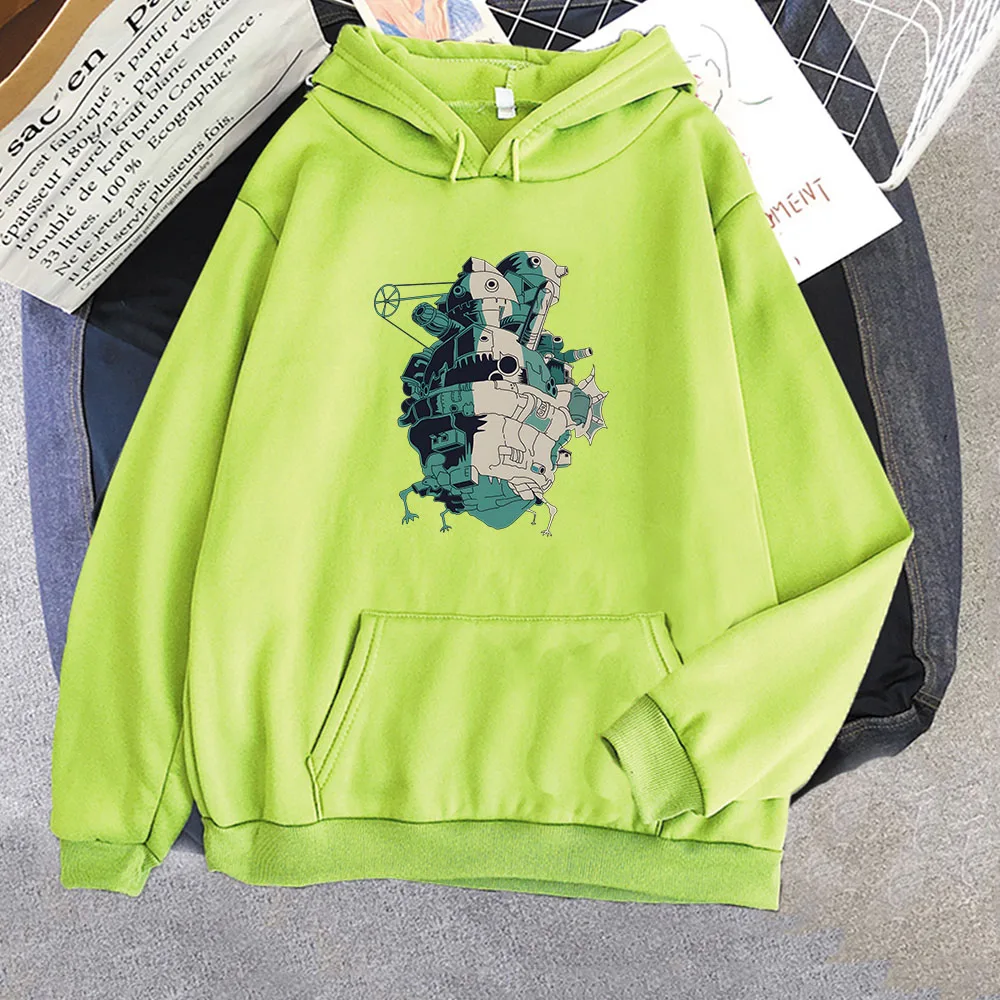

Howl's Moving Castle Manga/Comic Hoodies Anime Sweatshirts Harajuku Casual Clothes Men/women Streetwear Fashion Printed Hoody