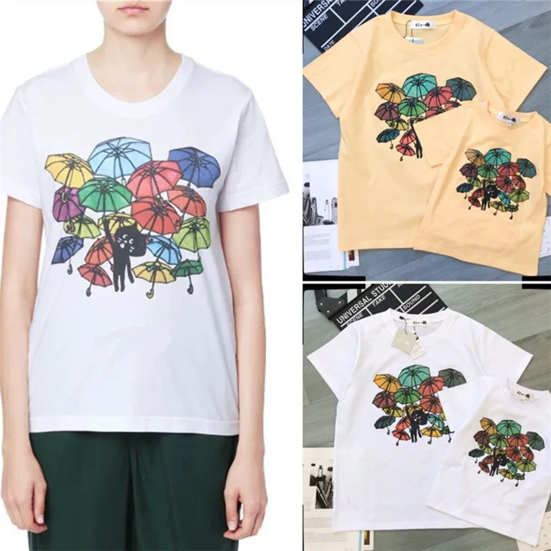 Родитель-ребенок Sle! Модная Летняя женская футболка в японском стиле с рисунком