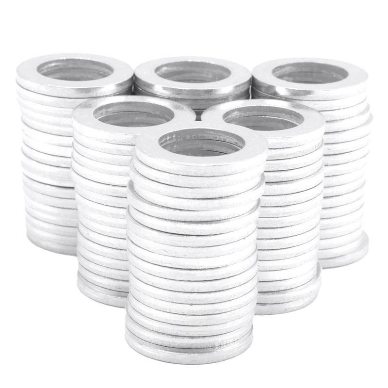 100 шт. 94109-12000 дробильные шайбы для сливной пробки масла 14 мм Honda Odyssey Accord Civic Crv Acuraa Mdx