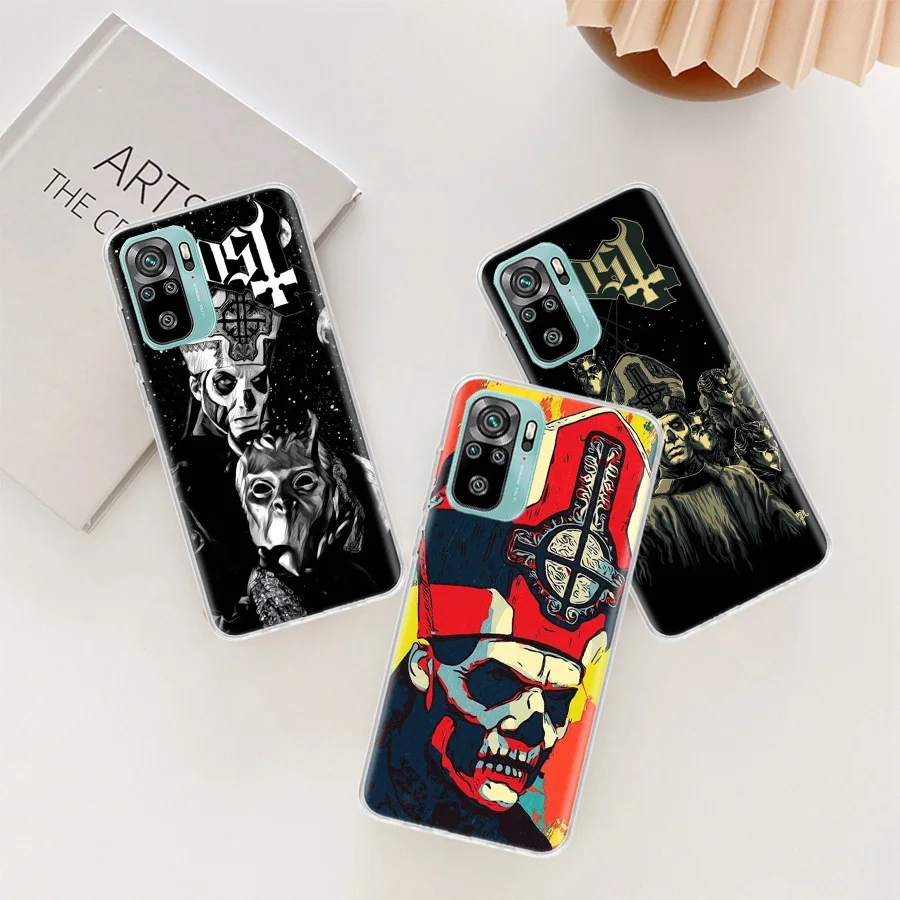 Чехол для телефона Ghost Papa Emeritus Xiaomi Redmi Note 13 Pro Plus 5G Cover 10 10A 10C 12 12C 9A 9C 9T 8A 7A 6A 9 8 7 6 K70 K60 Pr