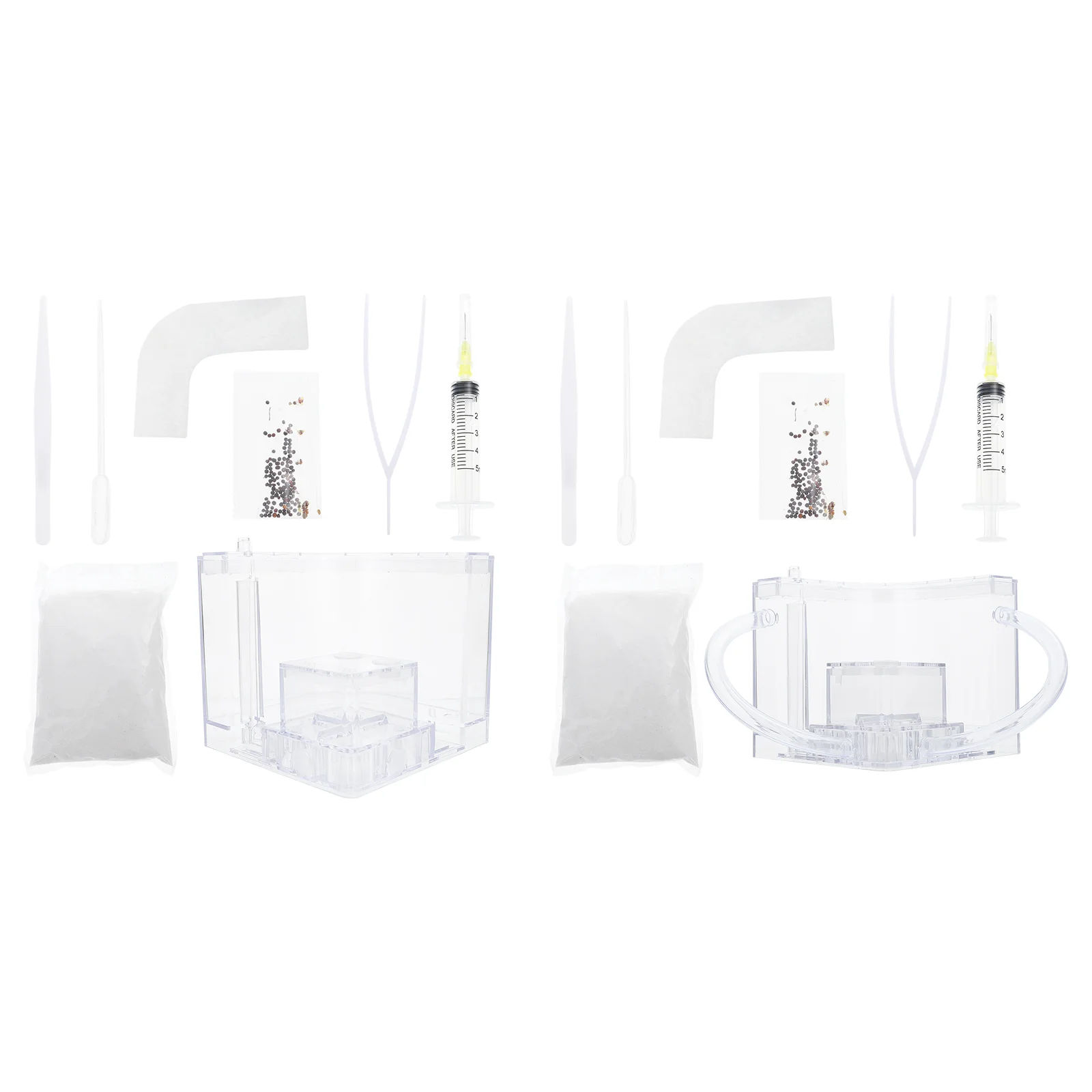

2 Sets Climbing Pet Ant Farm Plastic Ant Nest Ant Ecological Workshop Plaything