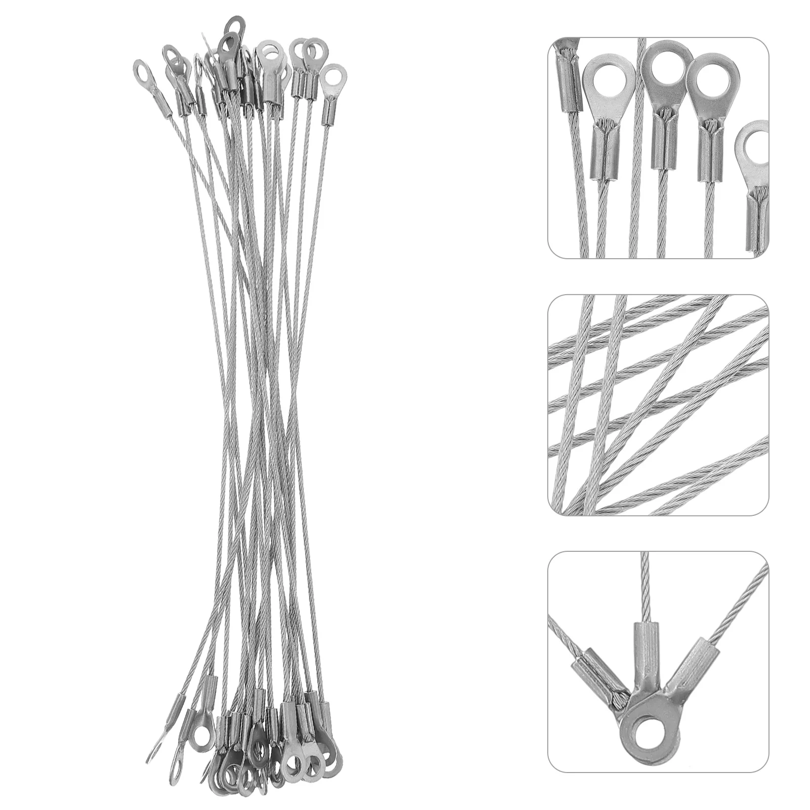 

Wire Rope Hanging Picture Frame Light Adjustable Hanger Kit Billboardsflowerpot Lamp Wall Wires Holdfor Photo Holder Hangers