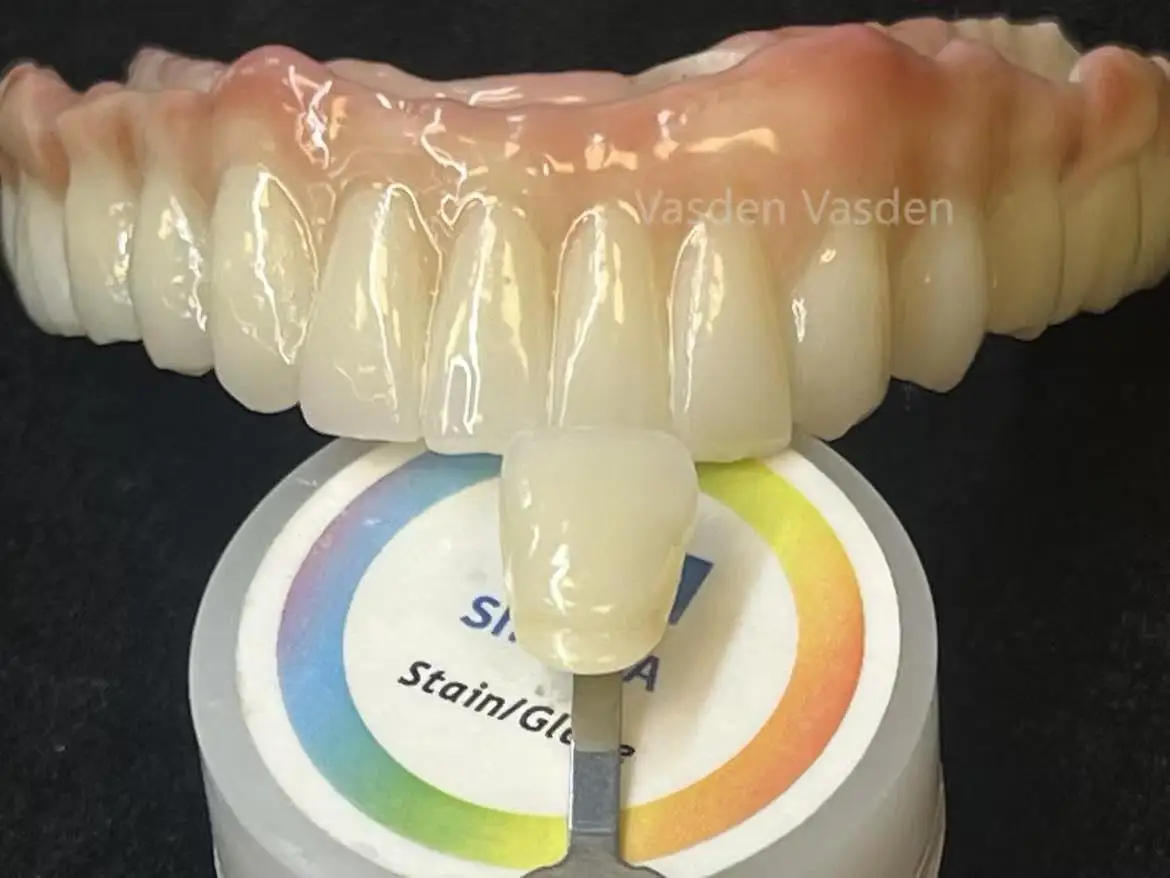 Фото Vasden Stain Glaze Paste Gum Color Cream Pink Red Yellow Color Dental Stain Paste 4 г Stain Paste & Liquid 20 мл №4