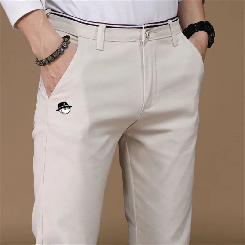 Men Golf Clothing New Summer Men Golf Pants Business Casual Quick Dry Golf Trousers Golf Wear Clothes Golf Pants